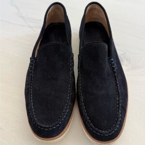 Jack Erwin Suede Black Loafers